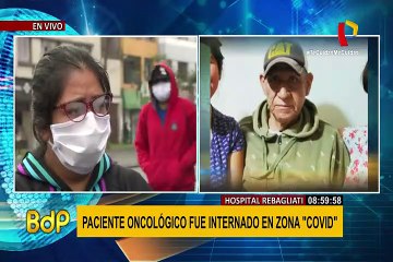 Denuncian que hospital Rebagliati internó a paciente oncológico en zona COVID-19