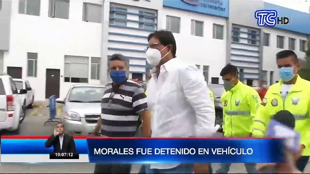 Informe sobre la detención del prefecto del Guayas Carlos Luis Morales
