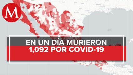 México supera los 100 mil casos de coronavirus; suma mil 92 muertes en un día