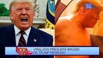 Viralizan presunta foto de Donald Trump desnudo