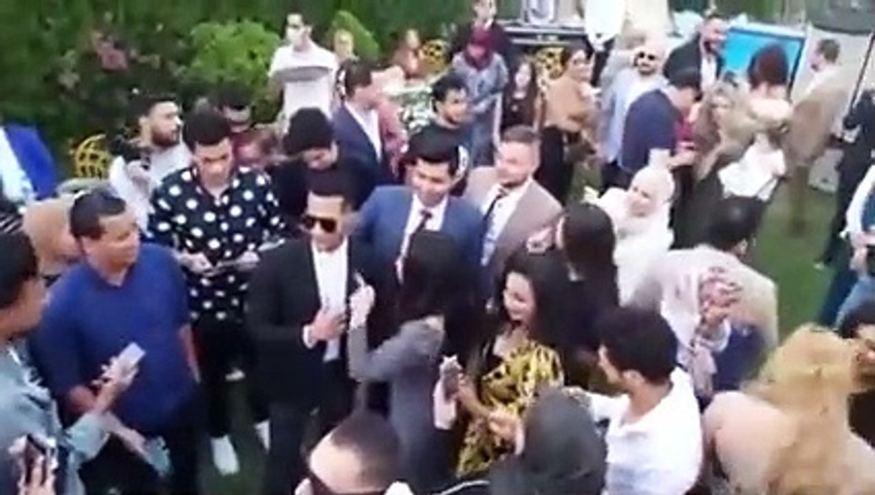 شاهد فرح اخت محمد رمضان قبل الحذف