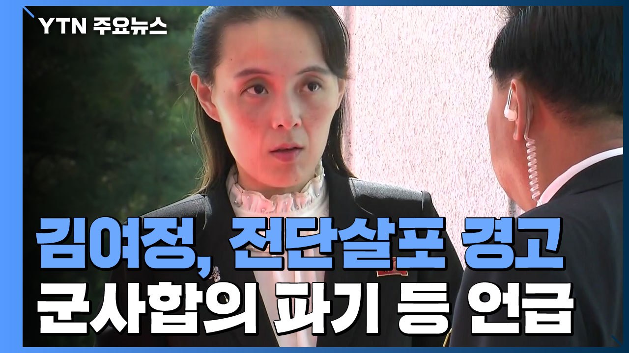 김여정 "대북전단 방치하면 南 각오해야"...정부 "법안 마련 중" / YTN