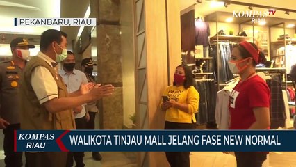 Walikota Tinjau Mall Jelang Fase New Normal