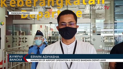 Sepekan Pasca Lebaran, Hanya 2 Penerbangan di Bandara Depati Amir Pangkalpinang