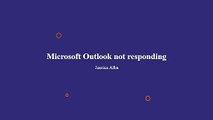 1 833 705 0797 How do I fix Microsoft Outlook not responding?