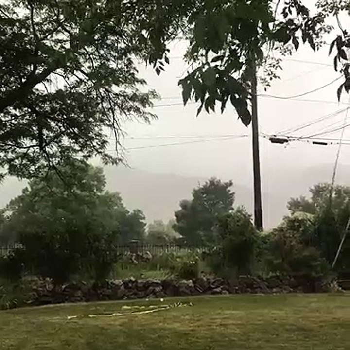 Scarily Close Lightning Strike