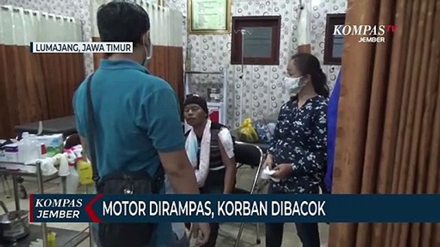 Pengendara Dibacok Begal, Motor Dirampas