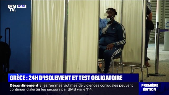 Coronavirus: test de dépistage obligatoire et 24 heures d'isolement en arrivant en Grèce