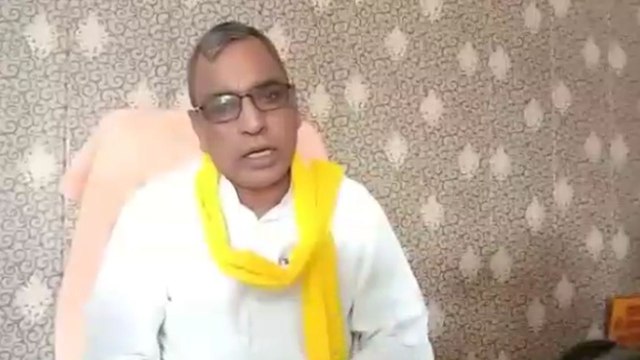 पूर्व मंत्री ओम प्रकाश राजभर का आरोप, बीजेपी के 'नमस्ते ट्रंप' की वजह से फैला कोरोना