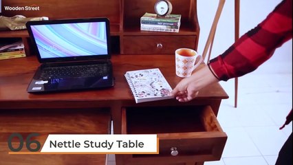 Study Table Design Ideas  - 10 Amazing Study Table & Computer Table Designs by Wooden Street