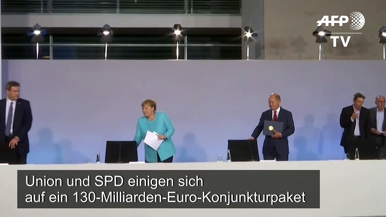 Groko schnürt 130-milliarden-euro-konjunkturpaket