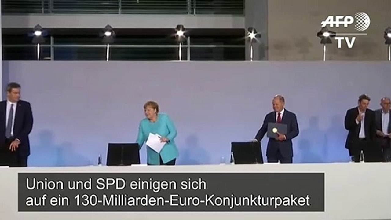Groko schnürt 130-Milliarden-Euro-Konjunkturpaket