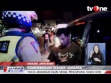 Aksi Kejar-kejaran Petugas dan Mobil Travel di Cianjur
