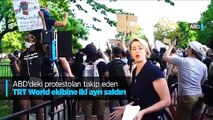 ABD'deki protestoları takip eden TRT World ekibine iki ayrı saldırı