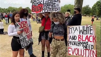 Londres manifeste en hommage à George Floyd