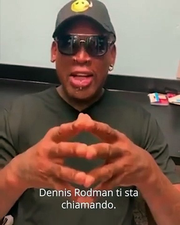 Malaise : le footballeur Andrea Petagna demande un message vidéo à Dennis Rodman... qui pense s'adresser à une fille
