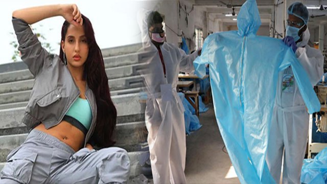 Nora Fatehi donates PPE kits to goverment Hospitals across India | FilmiBeat