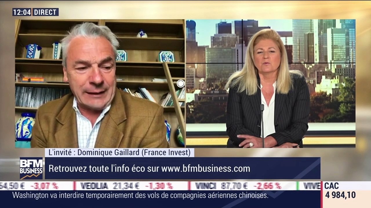 Dominique Gaillard (France Invest): France Invest présente un baromètre "dirigeants crise-Covid" sur la santé des entreprises - 04/06