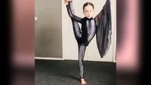 South Shields dancer Isabella Grant shows off her moves