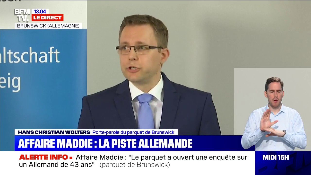 Affaire Maddie: le parquet de Brunswick déclare que la personne soupçonnée "est un délinquant sexuel déjà condamné à plusieurs reprises"
