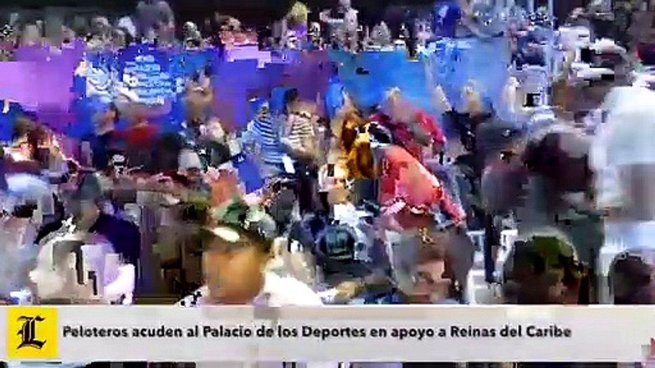 Canó y Tatis Jr  acuden al Palacio de los Deportes en apoyo a Las Reinas del Caribe