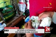 San Bartolo: Policía encuentra marihuana y cocaína en hotel