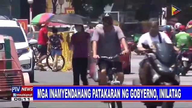 Mga inamyendahang patakaran ng gobyerno, inilatag