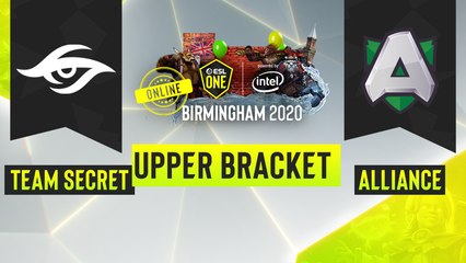 Dota2 - Team Secret vs. Alliance - Game 2 - ESL One Birmingham 2020 - Upper Bracket - EU