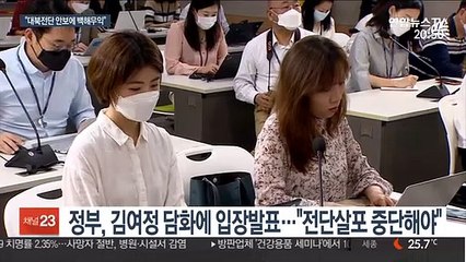 정부, 김여정 담화에 신속 화답 …"전단살포 중단해야"