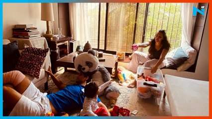Watch, Angad Bedi trolls Neha Dhupia by exposing the truth behind her ‘work from home’