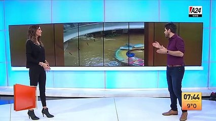 San Telmo quedó bajo el agua