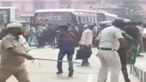 Lathi Charge on Migrant workers in Bihar at Kathiar Junction
