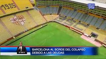 Barcelona al borde del colapso por deudas