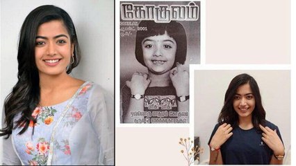 Rashmika Mandanna Childhood Magazine Picture Gone Viral