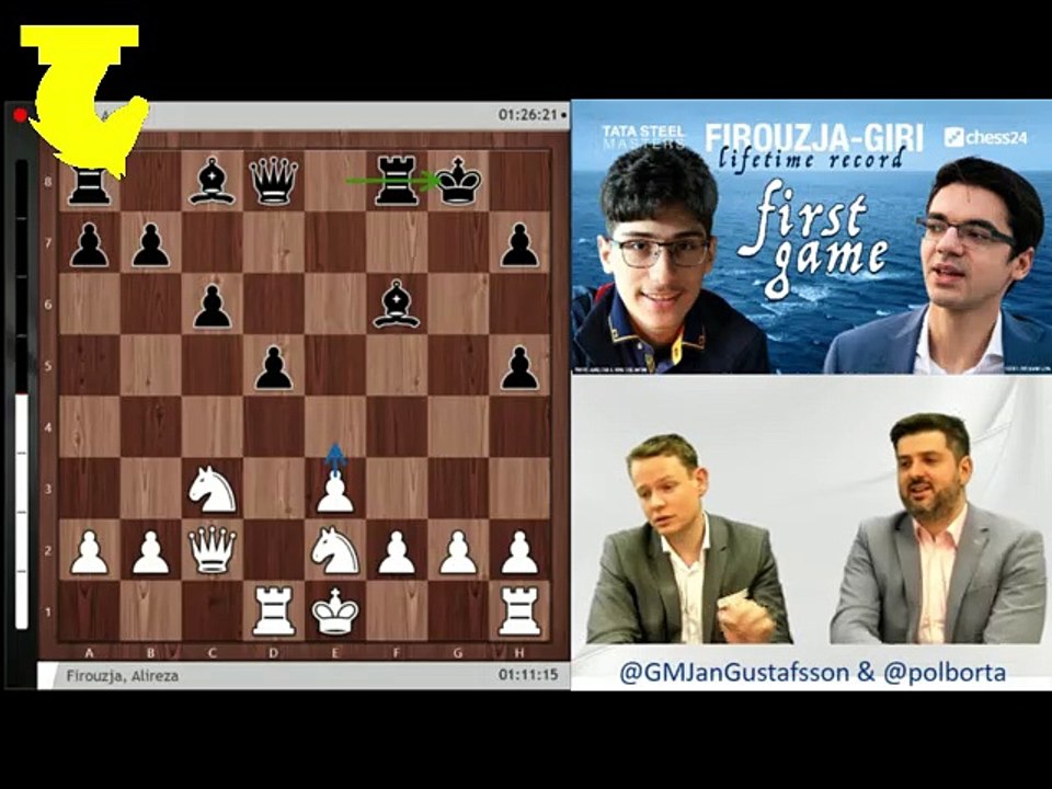 Chess 24 Clips #1 (Carlsen, Grischuk, Svidler, Gustafsson, Trent, Giri & Dubov!)
