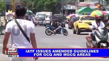 IATF issues amended guidelines for GCQ and MGCQ areas