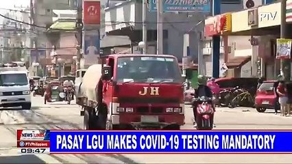 Pasay LGU makes CoVID-19 testing mandatory