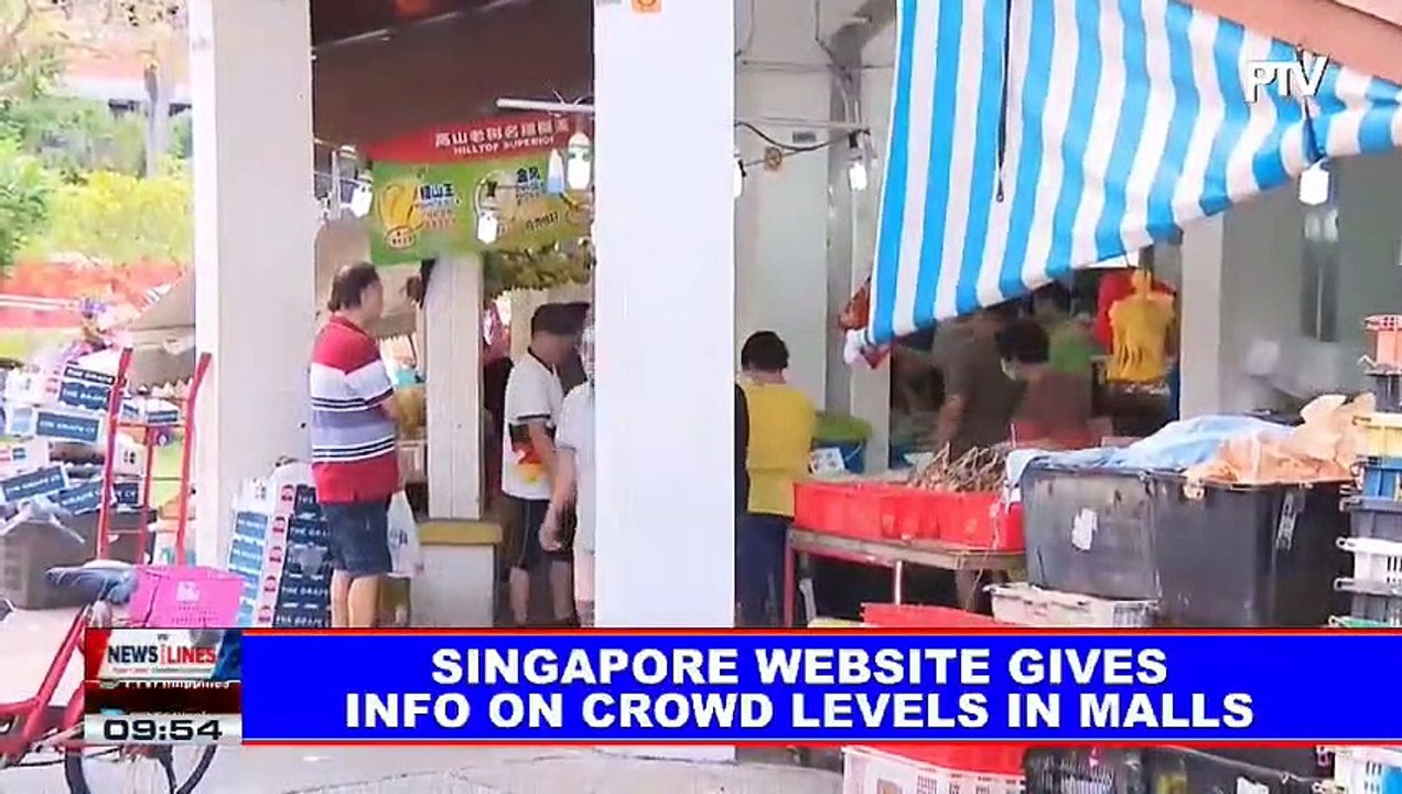 Singapore website gives info on crowd levels in malls