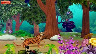 The Thankful Tiger Hindi Kahaniya - Hindi Stories for Kids - Infobells