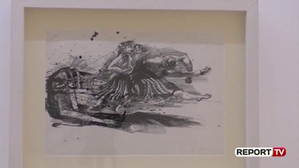 Report TV -Ekspozita “Dhomat e vizatimit” bashkon 22 piktorë shqiptarë edhe të huaj në Vlorë!