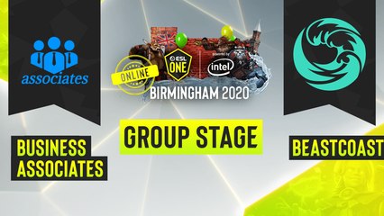 Dota2 - business associates vs. Beastcoast - Game 2 - ESL One Birmingham 2020 - Group Stage - NA