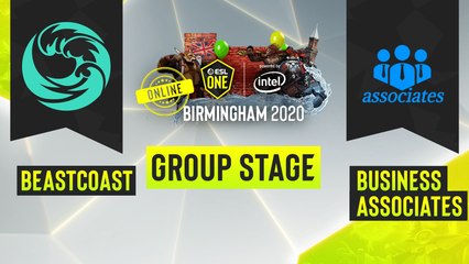 Dota2 - business associates vs. Beastcoast - Game 3 - ESL One Birmingham 2020 - Group Stage - NA
