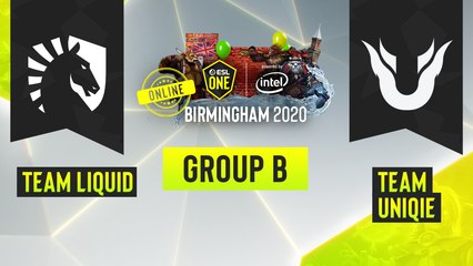 Dota2 - Team Liquid vs. Team Unique - Game 1 - ESL One Birmingham 2020 - Group B - EUCIS