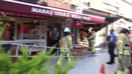 Bağdat Caddesi'nde iş merkezinde yangın paniği