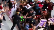 A Florida police officer pushed a kneeling protester to the ground. Then his black colleague stepp