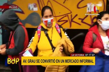 La Victoria: av. Grau se ha convertido en un mercadillo informal