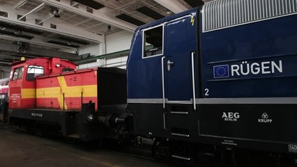 Taller alemán repara viejos trenes