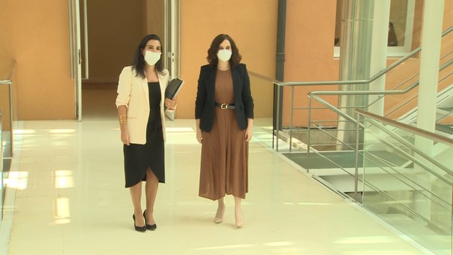 Ayuso se reúne con Monasterio y Aguado por la reconstrucción económica