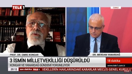 Prof. Dr. Emre Kongar: Atanmış birinin yazısıyla 3 milletvekilinin dokunulmazlıklarının kaldırılması kara bir leke!