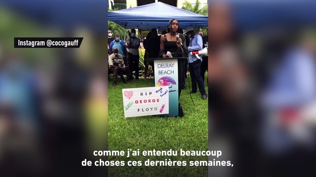 Le discours très engagé de Cori Gauff contre le racisme - Tennis - Mort de George Floyd